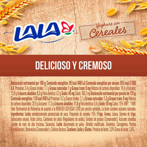 YOGHURT BATIDO LALA CON CEREAL 900  GR.