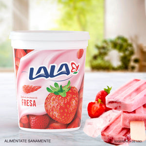 YOGHURT BATIDO LALA CON FRESA 900  GR.