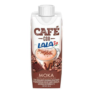 CAFÉ CON LECHE DESLACTOSADA SABOR CHOCOLATE LALA 330  ML.