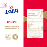 LECHE ULTRAPASTEURIZADA ENTERA C/TAP SLIM LALA 1  LT.