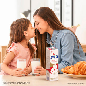 LECHE ULTRAPASTEURIZADA ENTERA C/TAP SLIM LALA 1  LT.