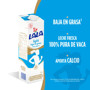 LECHE ULTRAPASTEURIZADA LIGHT LALA 1  LT.