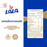 LECHE LALA SEMIDESCREMADA ULTRAPASTEURIZADA 1  LT.