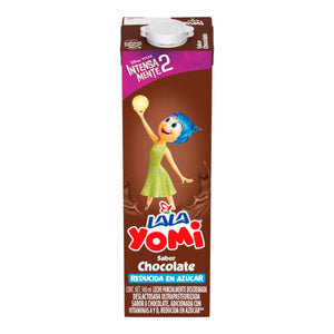 LECHE SABORIZADA SABOR CHOCOLATE YOMILALA TETRA 960  ML.