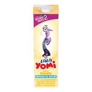 LECHE SABORIZADA SABOR VAINILLA YOMILALA TETRA 960  ML.