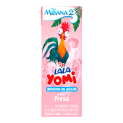 LECHE LALA YOMI FRESA 180  ML.