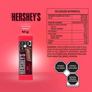 CHOCOLATE HERSHEY´S BARRA DARK 41  GR.