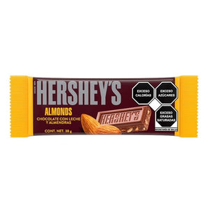 CHOCOLATE HERSHEYS BARRA ALMENDRAS 38  GR.