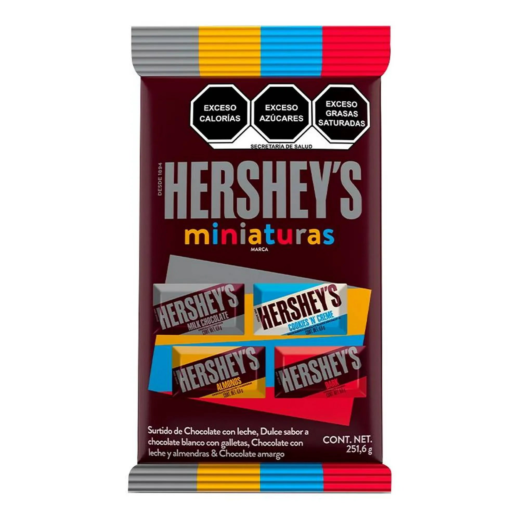 CHOCOLATE HERSHEY´S MINIATURAS SURTIDO 1  PZA.