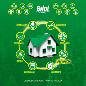 LIMPIADOR LIQUIDO PINOL CON ACEITE DE PINO 2  LT.