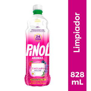 LIMPIADOR LIQUIDO PINOL AROMAS THERAPY RELAX 828  ML.