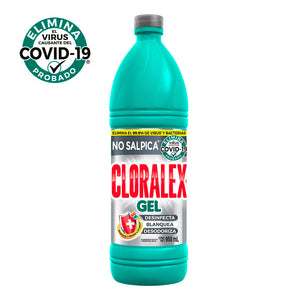 CLORO BLANQUEADOR EN GEL CLORALEX EL RENDIDOR 950  ML.