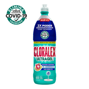 CLORO BLANQUEADOR CLORALEX  MAX GEL 950  ML.