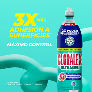 CLORO BLANQUEADOR CLORALEX  MAX GEL 950  ML.