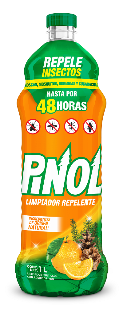 LIMPIADOR LIQUIDO PINOL REPELENTE DE INSECTOS 1  LT.