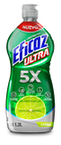 DETERGENTE LIQUIDO LAVATRASTES EFICAZ 5X  LIMÓN 1.200  LT.