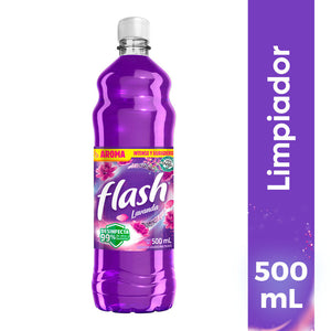 LIMPIADOR LIQUIDO FLASH LAVANDA 500  ML.