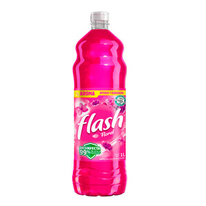 LIMPIADOR LIQUIDO FLASH FLORAL 1  LT.