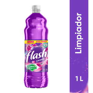 LIMPIADOR LIQUIDO FLASH LAVANDA 1  LT.