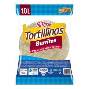 TORTILLAS BURRITOS  DE HARINA DE TRIGO TIA ROSA 500  GR.