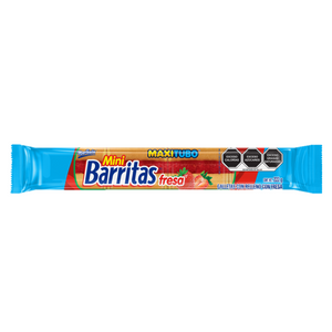 MINI BARRITAS DE FRESA MARINELA PAQUETE 222  GR.