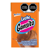 LECHE GANSITO MARINELA SABOR CHOCOLATE DESCREMADA ULTRAPASTEURIZADA 236  ML.