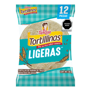 TORTILLINAS 50% MENOS GRASA TIA ROSA 306  GR.