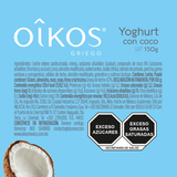 YOGHURT GRIEGO DANONE OIKOS COCO RAYADO 150  GR.