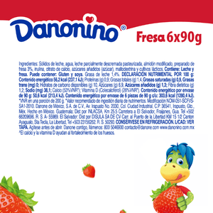 DANONINO PARA BEBER FRESA 540  GR.