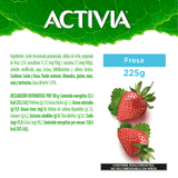 ACTIVIA FRESA SIN AZUCAR 225  GR.