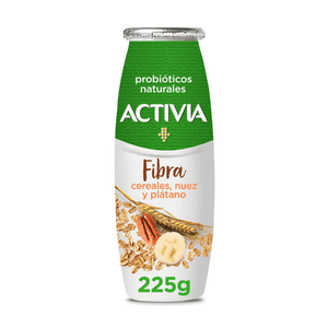 YOGHURT PARA BEBER ACTIVIA NUEZ PLATANO CEREALES 225  GR.