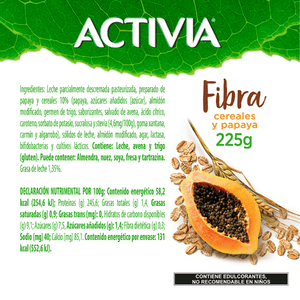 ACTIVIA PAPAYA CEREALES 225  GR.