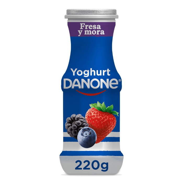 YOGHURT PARA BEBER DANONE FRESA MORA 220  GR.