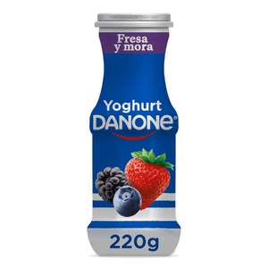 YOGHURT PARA BEBER DANONE FRESA MORA 220  GR.