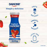 YOGHURT PARA BEBER DANONE FRESA 220  GR.