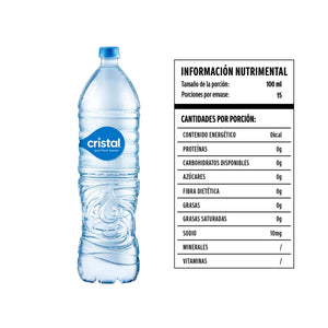 AGUA PURIFICADA  CRISTAL 1.500  LT.