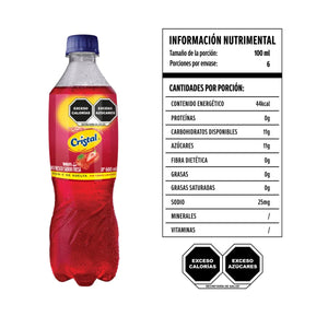 REFRESCO CRISTAL FRESA PET 600  ML.