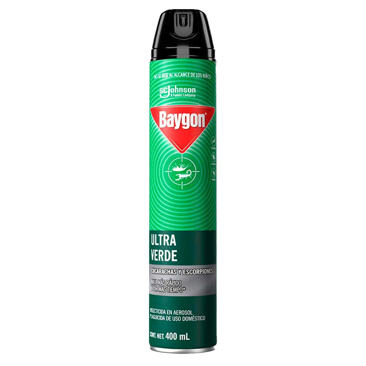 INSECTICIDA AEROSOL BAYGON ULTRAVERDE AEROSOL 400  ML.