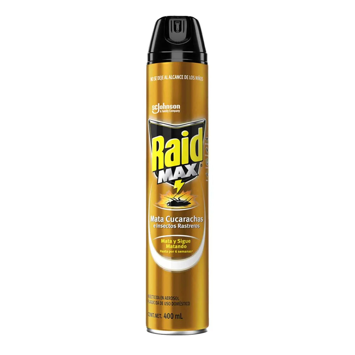 INSECTICIDA EN AEROSOL RAID MAX 400  ML.