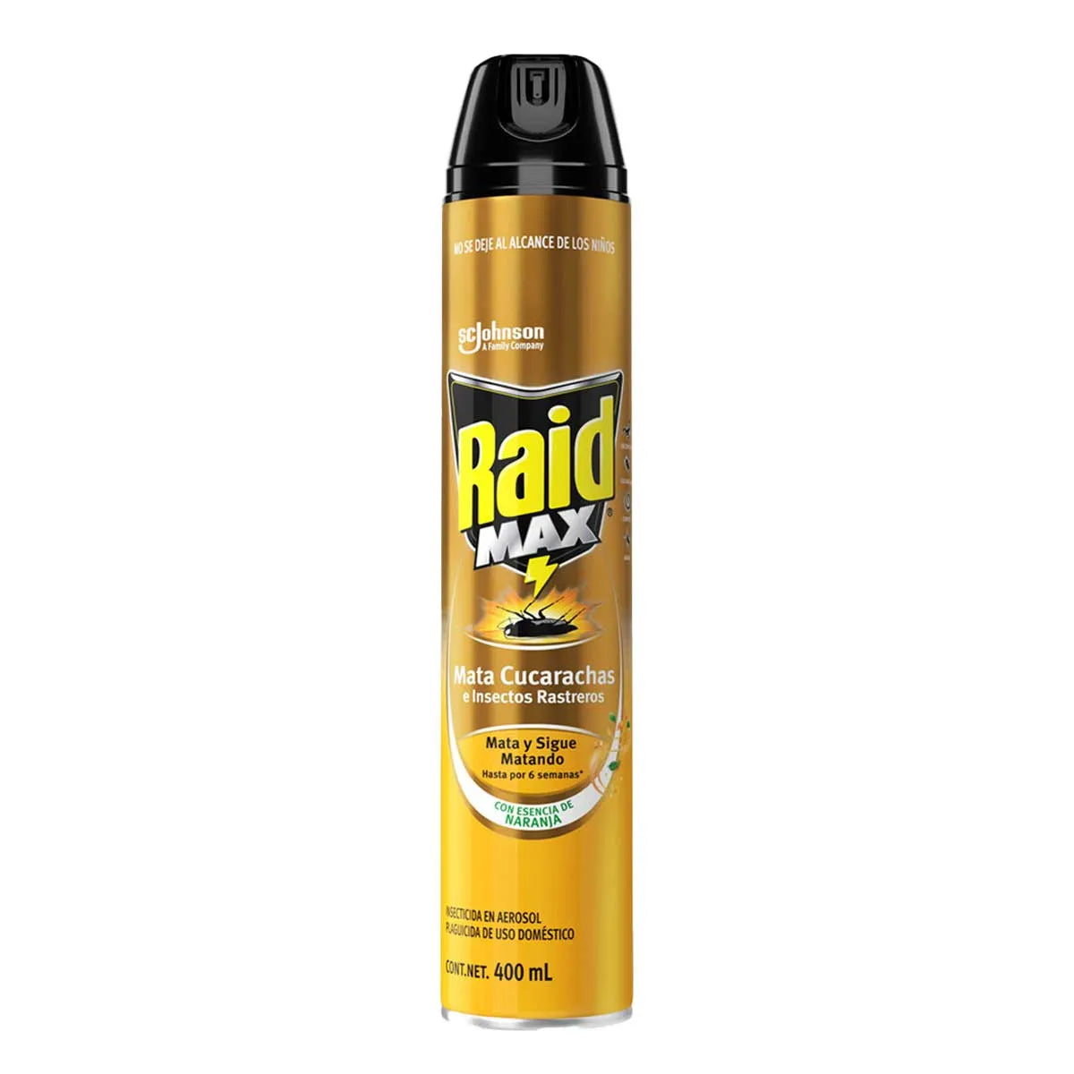 INSECTICIDA EN AEROSOL RAID MAX EUCALYPTUS 400  ML.