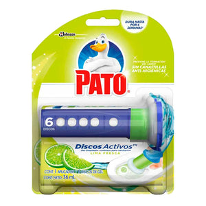 DISCOS ACTIVOS APARATO PATO AROMA LIMA FRESCA 38  GR.