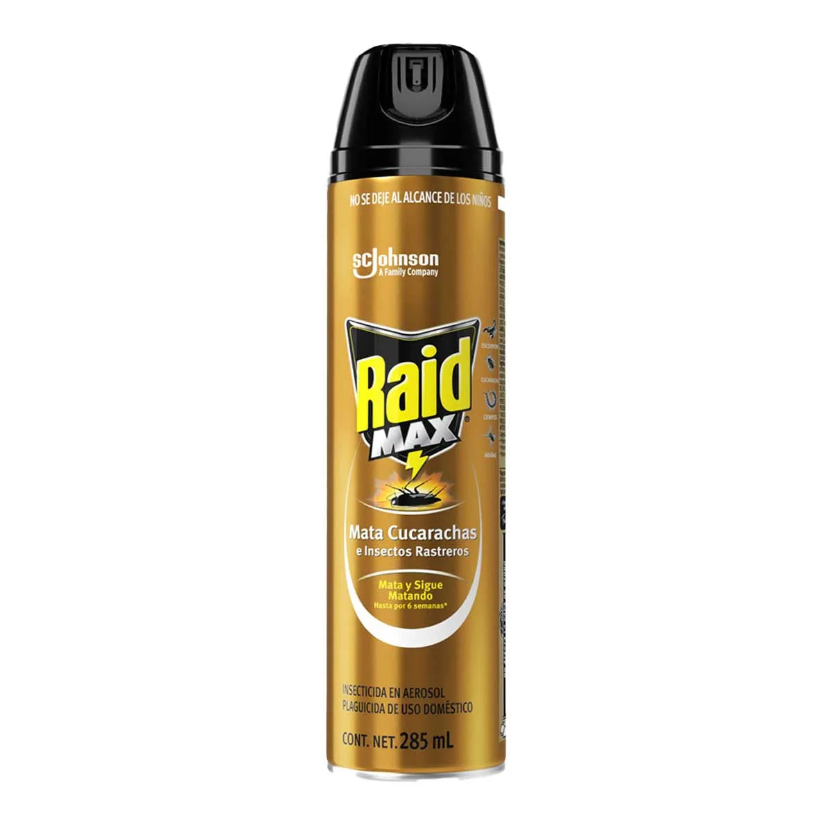 INSECTICIDA EN AEROSOL RAID MAX 285  ML.