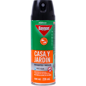 INSECTICIDA EN AEROSOL BAYGON CASA Y JARDIN 226  ML.