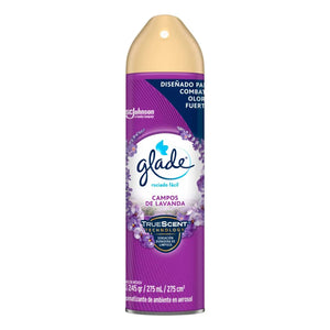 AROMATIZANTE AEROSOL GLADE CAMPOS DE LAVANDA 275  ML.