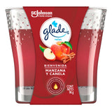 VELA AROMATICA GLADE  MANZANA Y CANELA 96  GR.