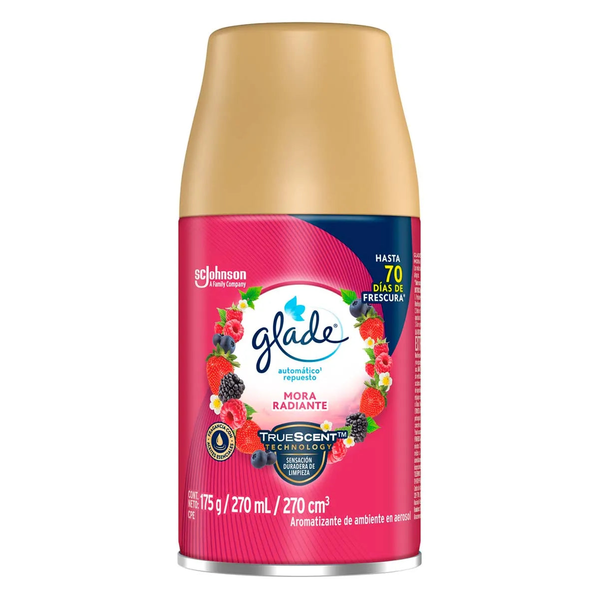 AROMATIZANTE AEROSOL  GLADE BERRIES 175  GR.