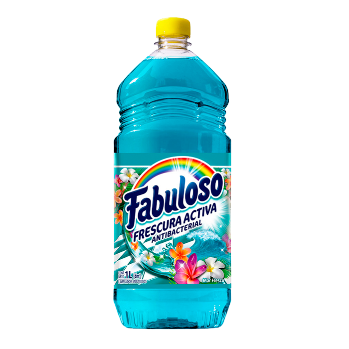 LIMPIADOR LIQUIDO FABULOSO MAR FRESCO 1  LT.