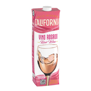 VINO ROSADO CALIFORNIA TETRAPAK 946  ML.