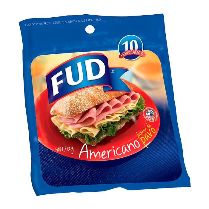 JAMON AMERICANO FUD 170  GR.