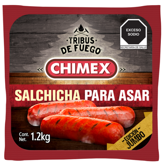 SALCHICHA PARA ASAR ORIGINAL CHIMEX 1.200  KG.